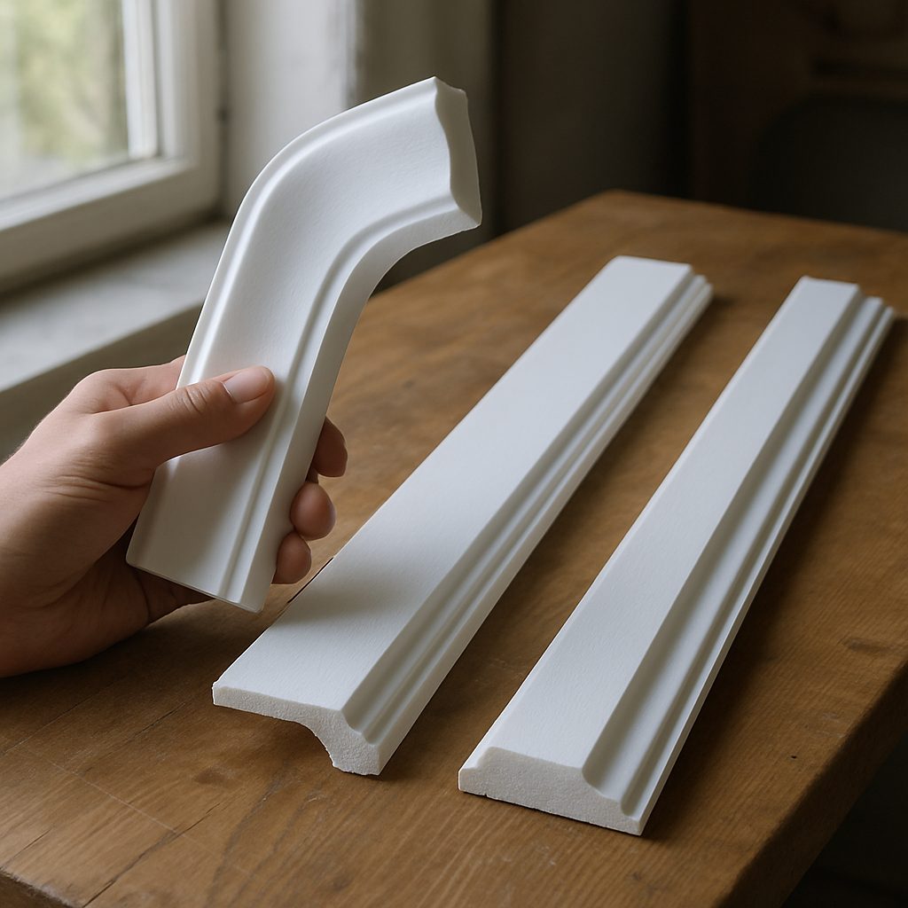 Jak Jak dobrać listwy karniszowe i listwami przypodłogowymi, aby ukryć różnice wysokości…