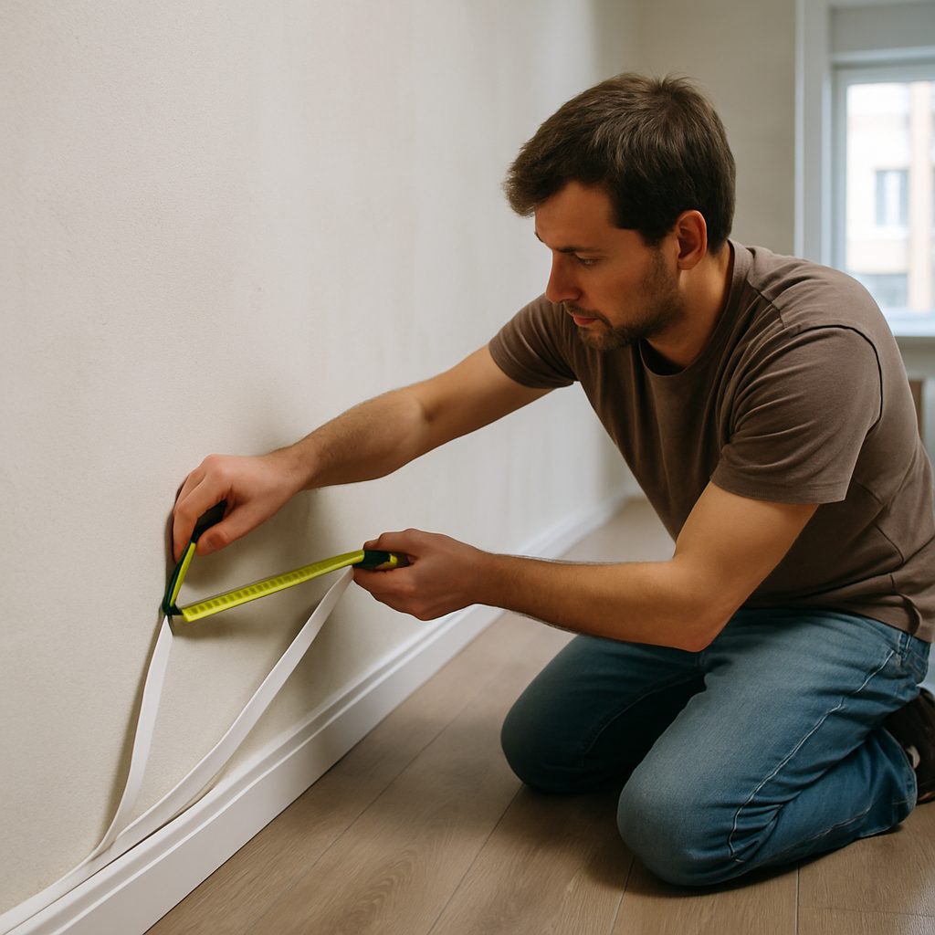 Jak Jak dobrać listwy podłogowe do bardzo krzywych ścian bez uciążliwych poprawek tynkars…