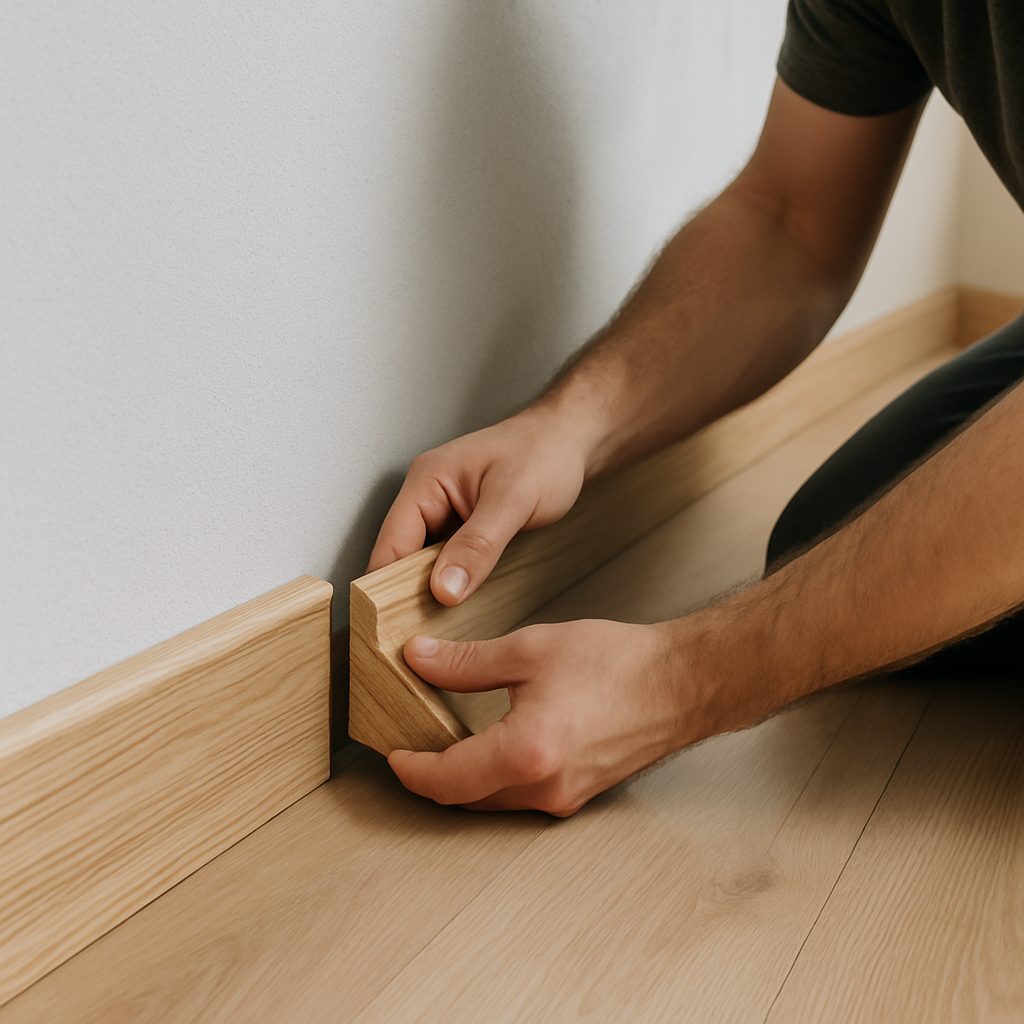 Jak Jak połączyć listwy przypodłogowe w stylu angielskim z panelami winylowymi?