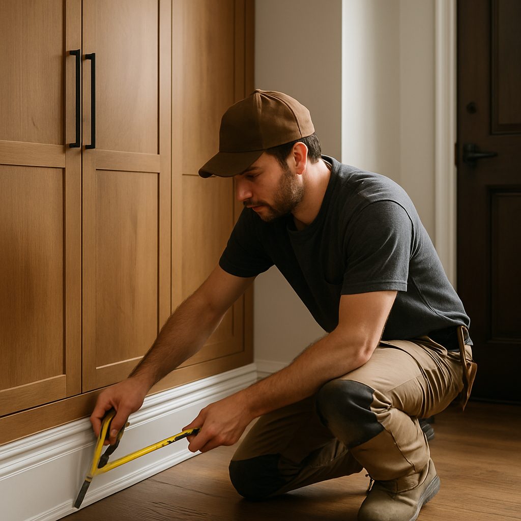 Jak Jak połączyć listwy przypodłogowe z meblami na wymiar bez szczelin?