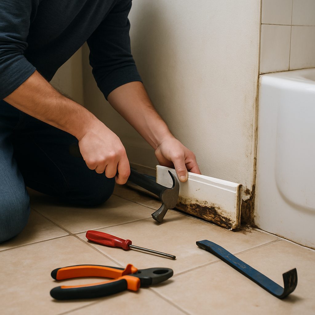 Jak Jak poradzić sobie z odparzoną listwą podłogową w miejscach o dużej wilgoci?