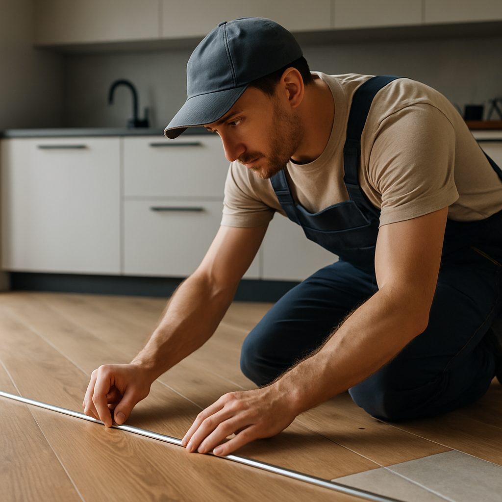 Jak Jak wybrać listwy podłogowe przy połączeniu paneli z płytkami bez progów?