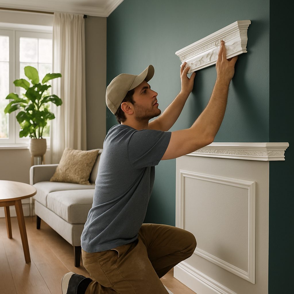 Jak Jak wygląda montaż listew karniszowych w połączeniu z listwami przypodłogowymi?