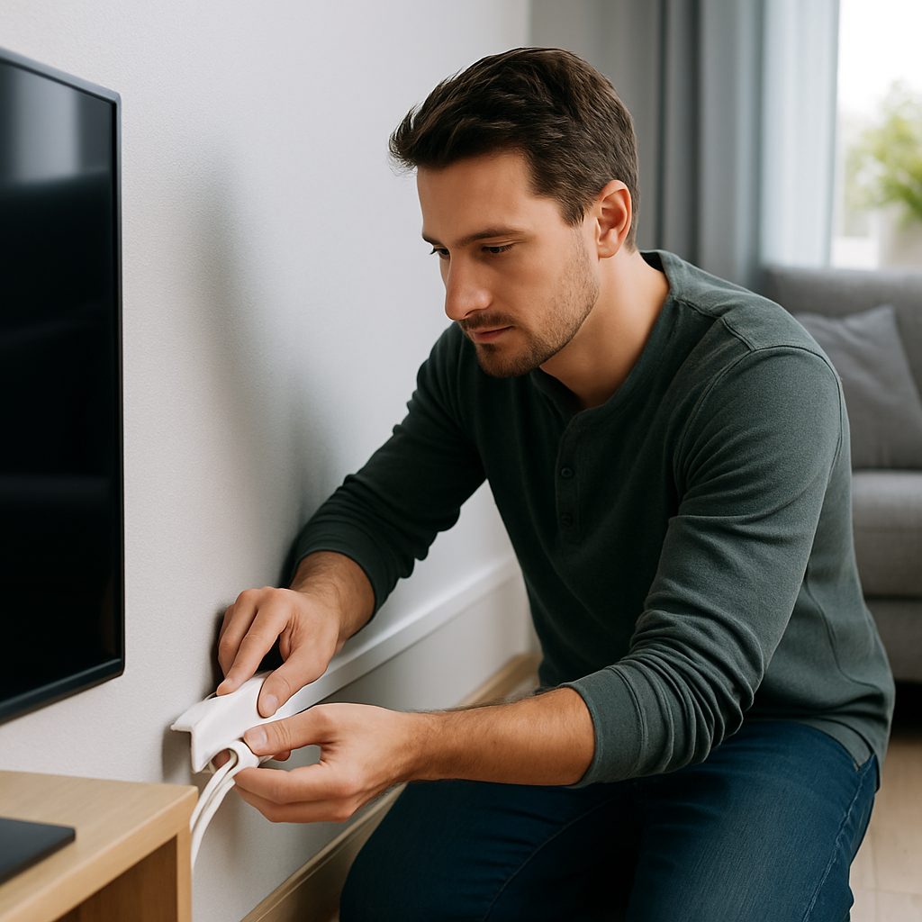 Jak Jak zakryć przewody pod listwami przypodłogowymi i listwami maskującymi?