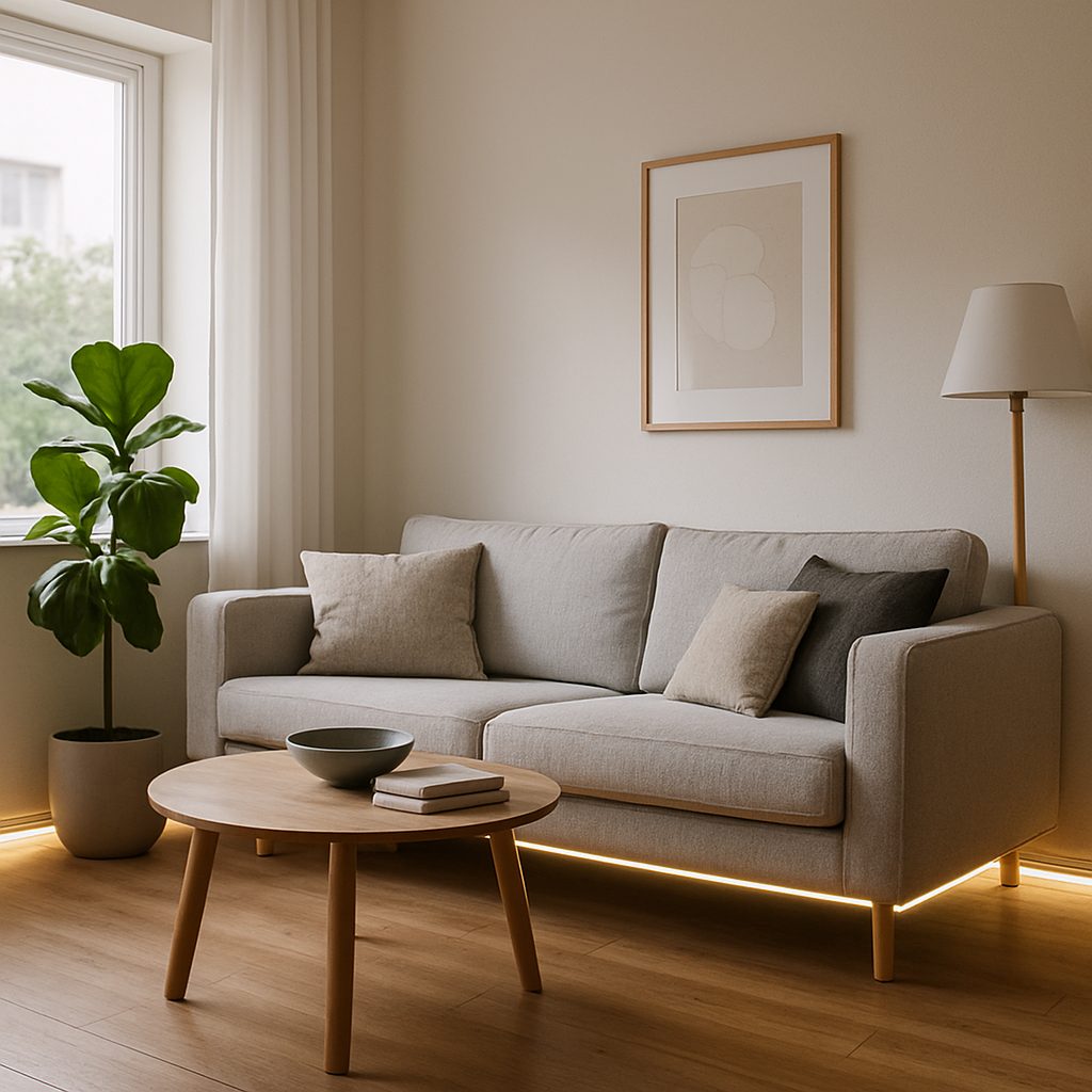 Jak Listwy led podłogowe funkcjonalny projekt z listwą oświetleniową MD111 biała z PolyFo…