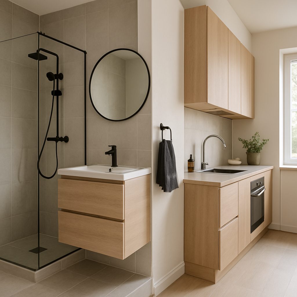 Jak rozwiązania do łazienek i kuchni?